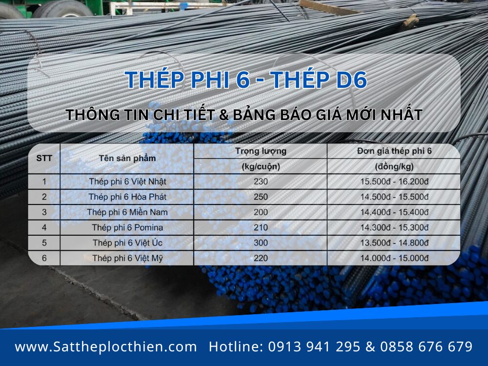 Thép phi 6