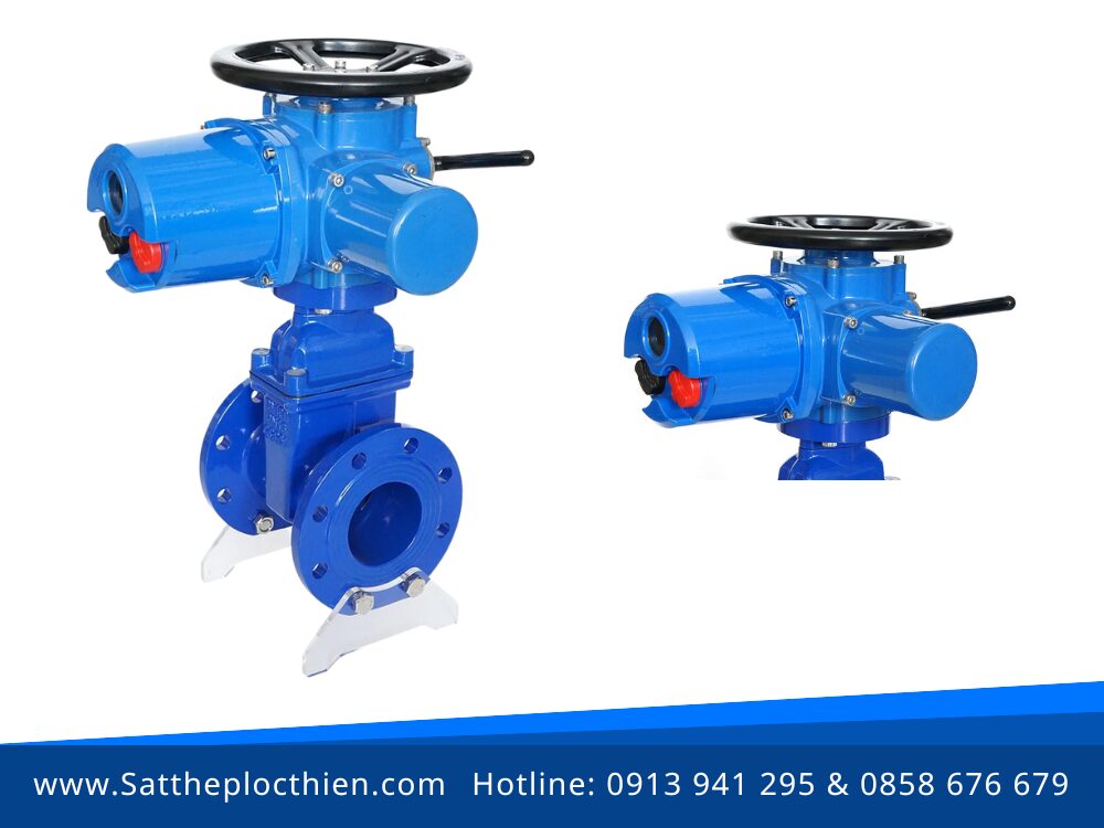 Van cổng điều khiển điện