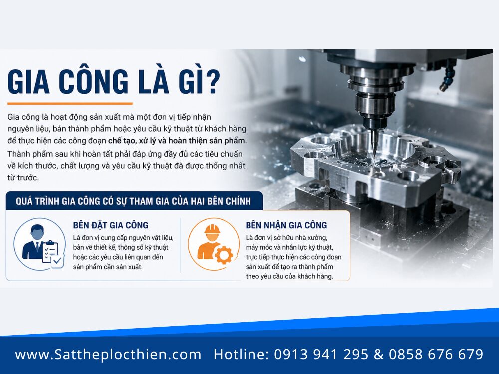 Gia công là gì?